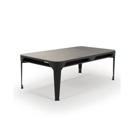 Plateaux de table pour billard Hyphen gris noir – décor bois – Cornilleau