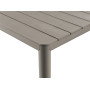 Angle de la table Tevere, coloris tortora