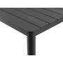 Angle de la table Tevere, coloris antracite