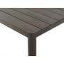Angle de la table Tevere, coloris terra