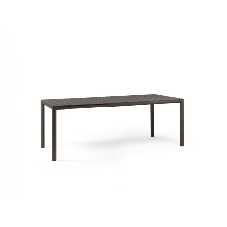 Table Tevere 147 extensible Nardi, coloris terra