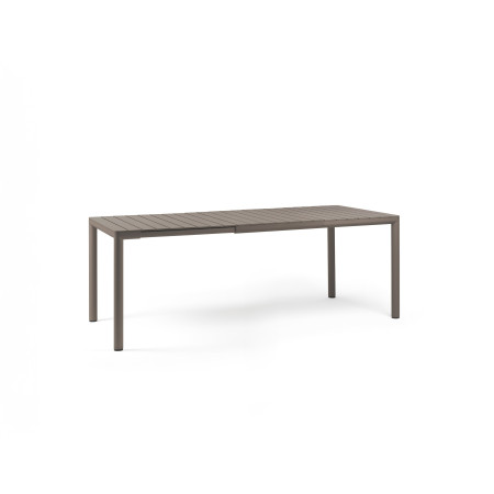 Table Tevere 147 extensible Nardi, coloris tortora