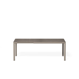 Table Tevere Lam 147 extensible Nardi, coloris tortora