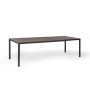 Table Tevere 210 terra déployée à 275 cm