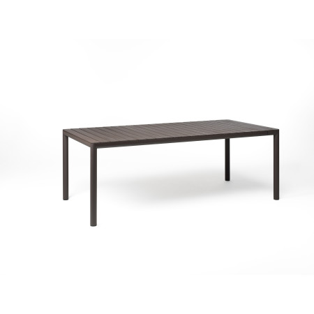 Table Tevere 210 extensible Nardi, coloris terra