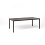 Table Tevere 210 extensible Nardi, coloris terra