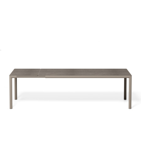 Table Tevere Lam 210 extensible Nardi, coloris tortora