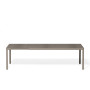 Table Tevere Lam 210 extensible Nardi, coloris tortora