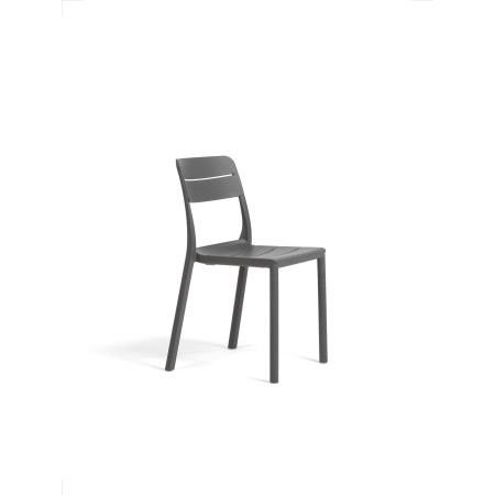 Chaise Cassia Bistrot Nardi, coloris basalto