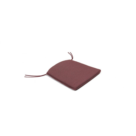 Coussin de fauteuil Cassia Nardi, tissu garnet