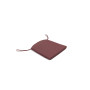 Coussin de fauteuil Cassia Nardi, tissu garnet