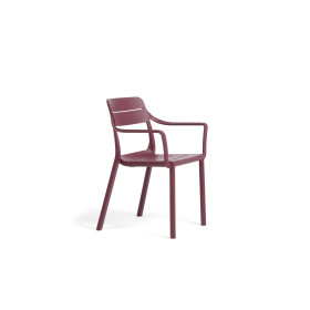 Fauteuil Cassia Nardi, coloris borgogna