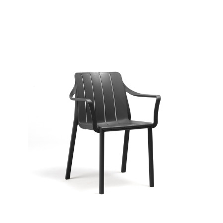Fauteuil Tiberina Nardi, coloris antracite