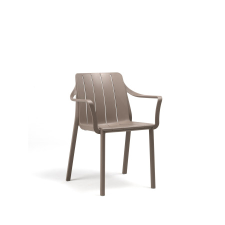 Fauteuil Tiberina Nardi, coloris tortora