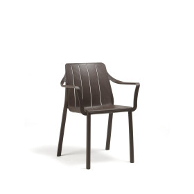 Fauteuil Tiberina Nardi, coloris terra