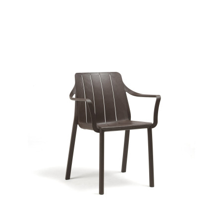 Fauteuil Tiberina Nardi, coloris terra