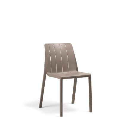 Chaise Tiberina Bistrot Nardi, coloris tortora