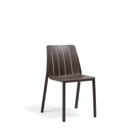Chaise Tiberina Bistrot Nardi, coloris terra