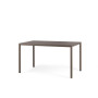 Table Piave 140x80 Nardi, coloris tabacco