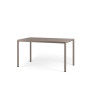 Table Piave 140x80 Nardi, coloris tortora