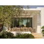 Fauteuils Trill tortora devant la maison