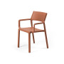 Fauteuil Trill Nardi, coloris mattone