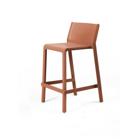 Tabouret mi-hauteur Trill Stool Mini Nardi, coloris mattone