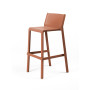 Tabouret de bar Trill Stool Nardi, coloris mattone