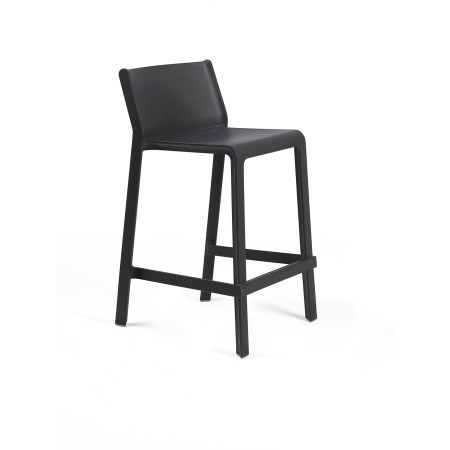 Tabouret mi-hauteur Trill Stool Mini Nardi, coloris antracite