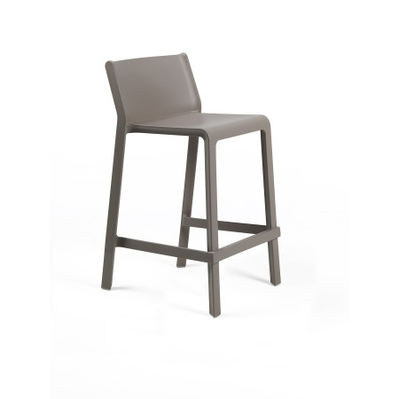 Tabouret mi-hauteur Trill Stool Mini Nardi, coloris tortora