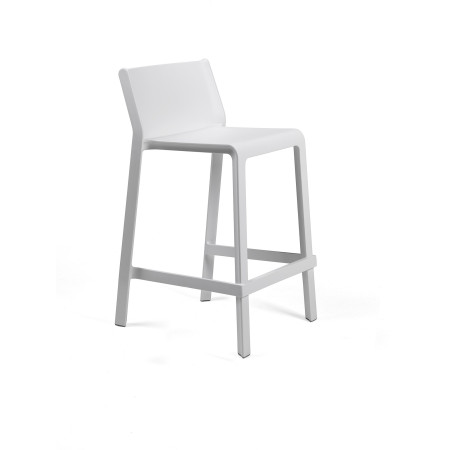 Tabouret mi-hauteur Trill Stool Mini Nardi, coloris bianco