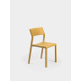 Chaise Trill Bistrot senape, vue de trois quarts
