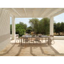 Chaises Trill Bistrot et table sous la pergola