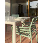 Chaises Doga Bistrot menta autour de la table