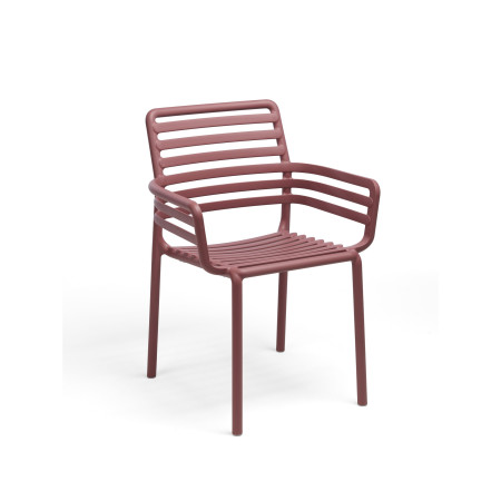 Fauteuil Doga Nardi, coloris marsala