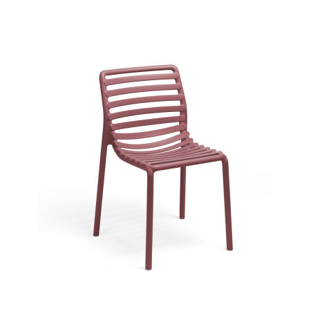 Chaise Doga Bistrot Nardi, coloris marsala