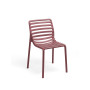 Chaise Doga Bistrot Nardi, coloris marsala