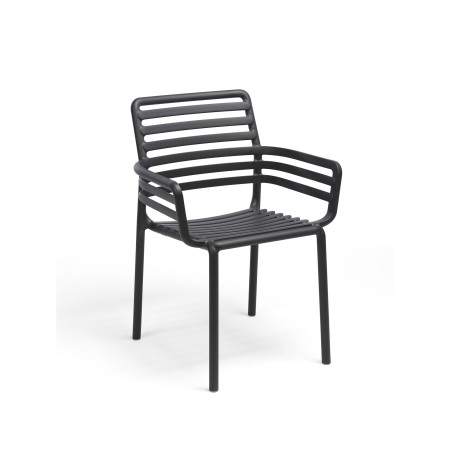 Fauteuil Doga Nardi, coloris antracite