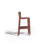 Tabourets Doga Stool marsala empilés