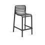 Tabouret mi-hauteur Doga Stool Mini Nardi, coloris antracite