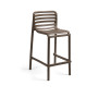 Tabouret mi-hauteur Doga Stool Mini Nardi, coloris tabacco