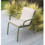 Fauteuil Doga Relax agave et coussin lino dans les graminées