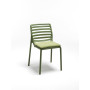 Chaise Doga Bistrot agave avec coussin avocado