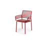 Fauteuil Doga marsala avec coussin mattone