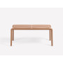 Banc Doga Bench cappuccino, vue de face