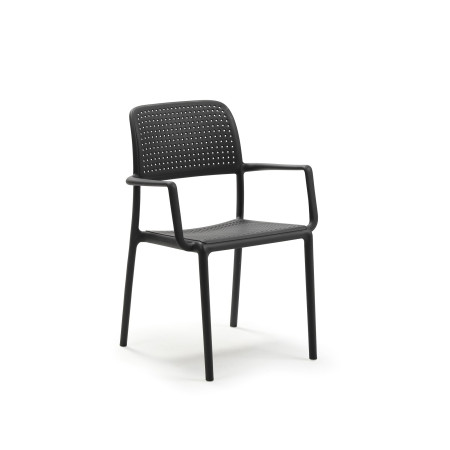 Fauteuil Bora Nardi, coloris antracite