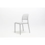 Chaise Costa Bistrot bianco, de profil