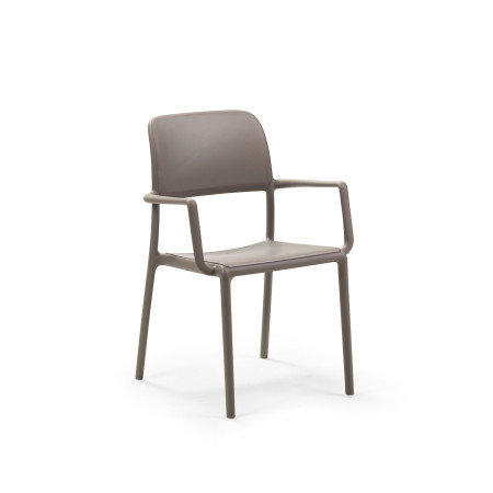 Fauteuil Riva Nardi, coloris tortora