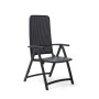 Fauteuil relax pliant Darsena Nardi, coloris antracite