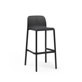 Tabouret de bar Lido Nardi, coloris antracite